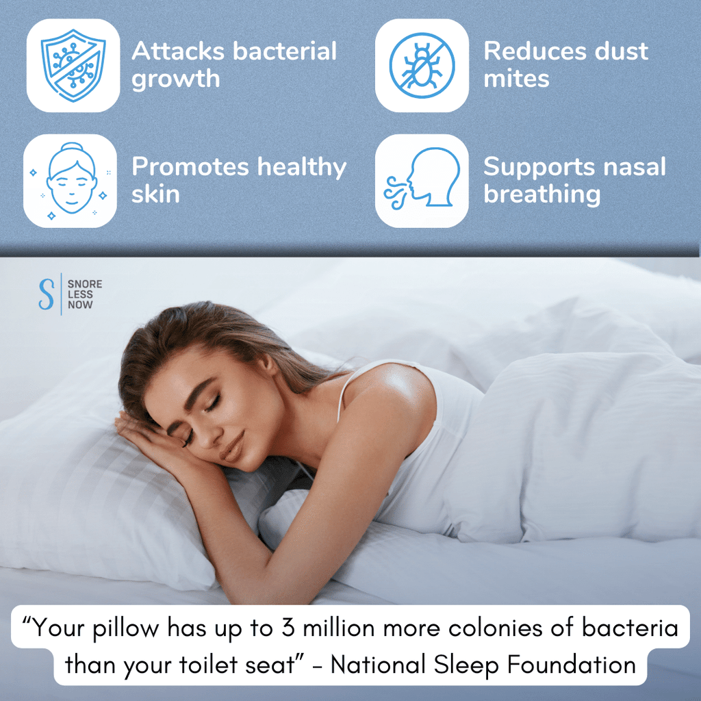 Luxury Memory Foam SilverSafe Pillow